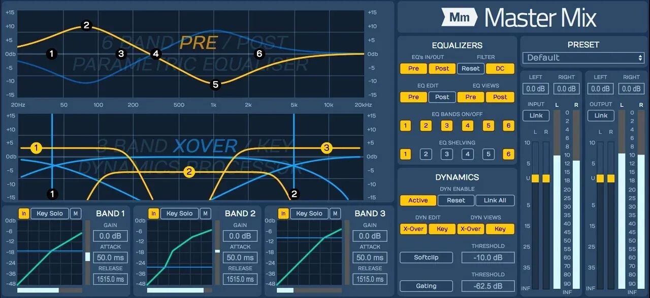 

Плагин для стерео мастеринга Tracktion Master Mix