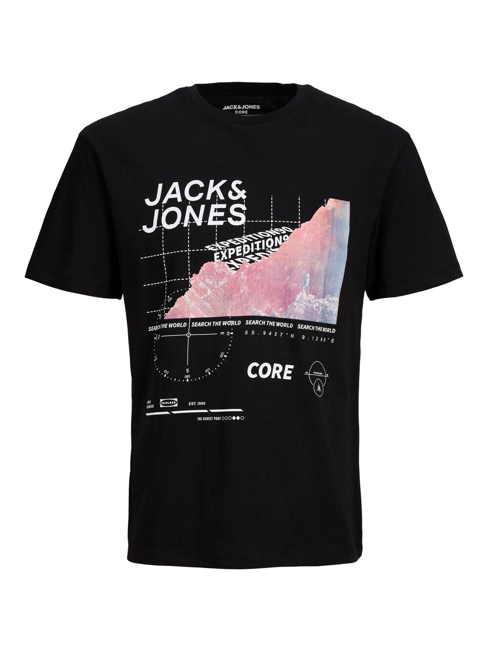 

Футболка JACK & JONES NADES, черный