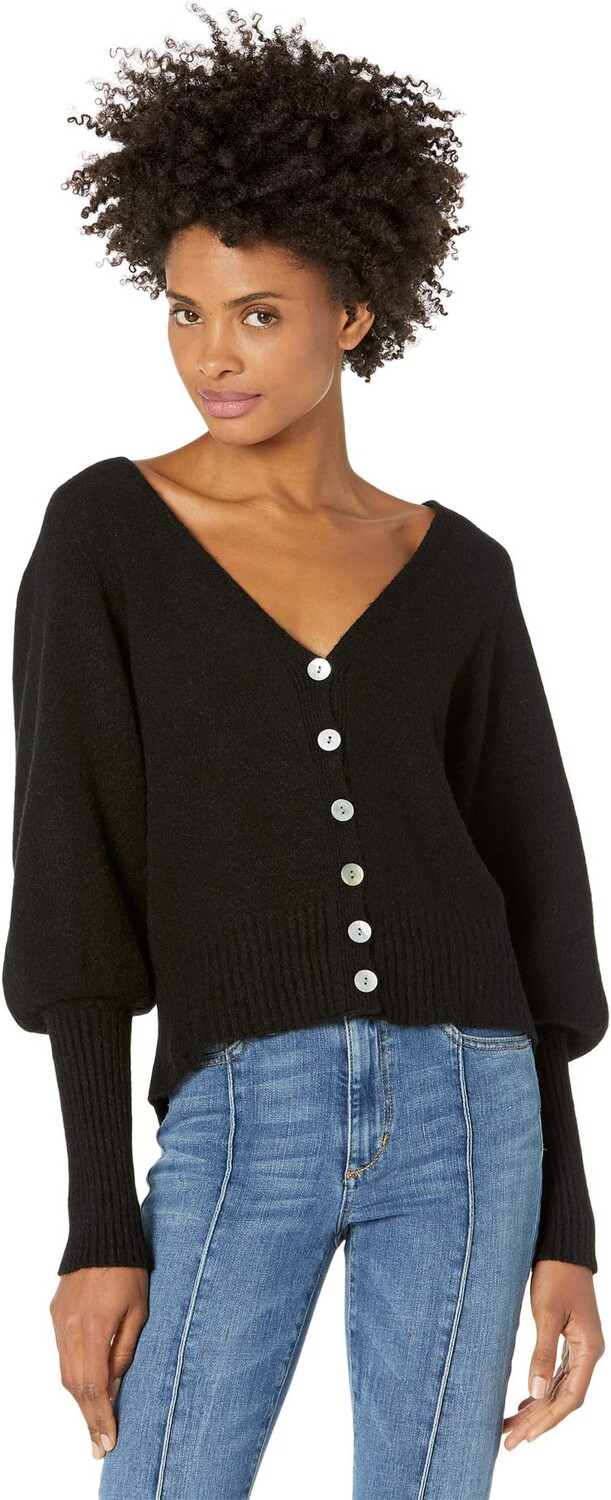 

Свитер Stacey Puff Sleeve Cardigan APPARIS, цвет Noir
