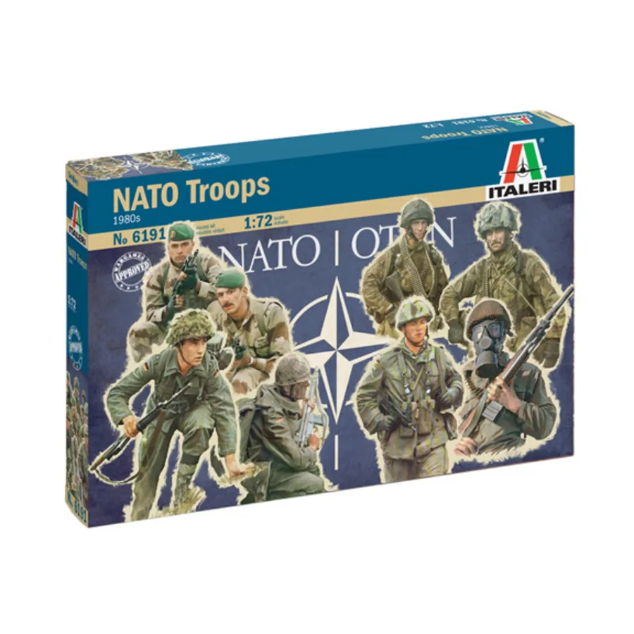 

Войска НАТО (1980-е), Soldiers - 1980s & other Modern Eras (1:72) (Italeri)