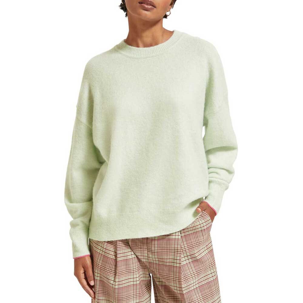 

Свитер Scotch & Soda Fuzzy Crew Neck, зеленый