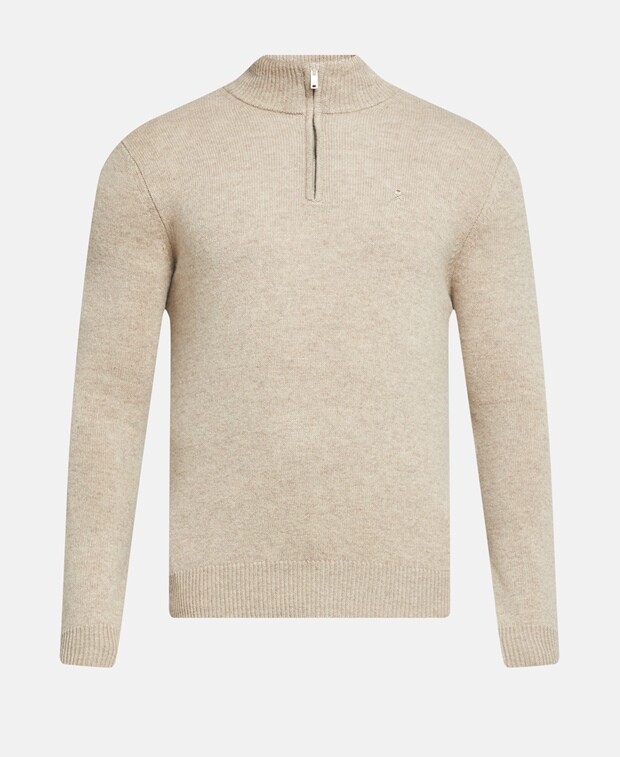

Шерстяной джемпер Hackett London, коричневый