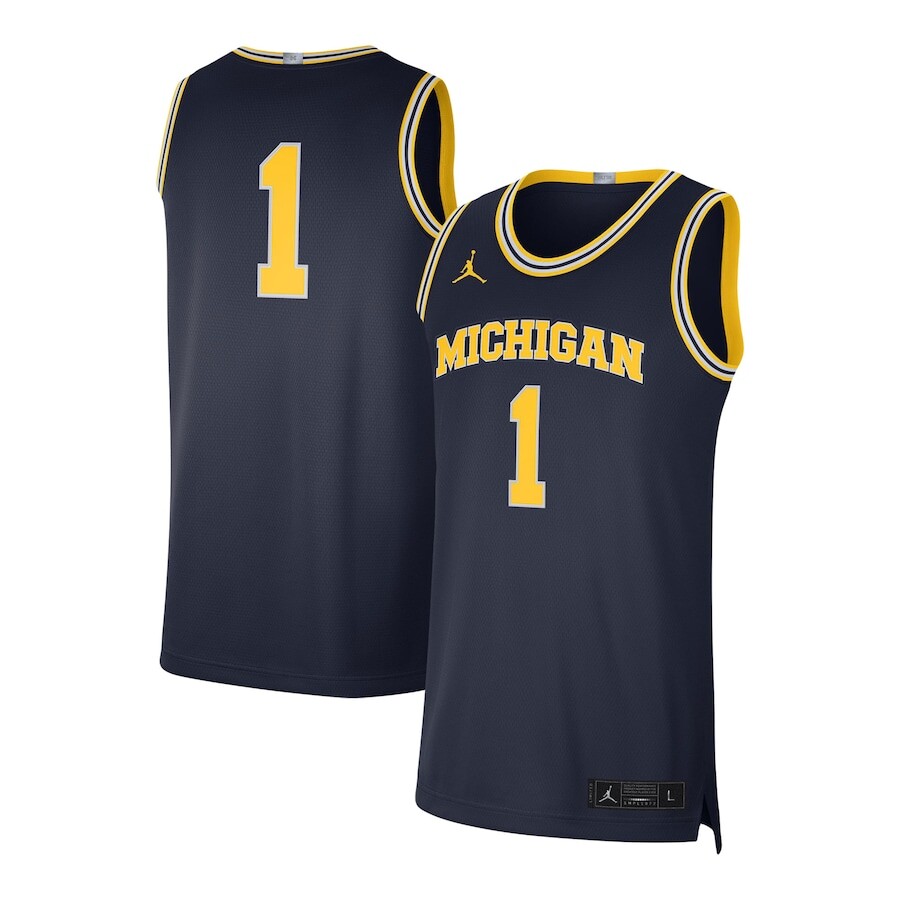 

Джерси Jordan Brand Michigan Wolverines, нави