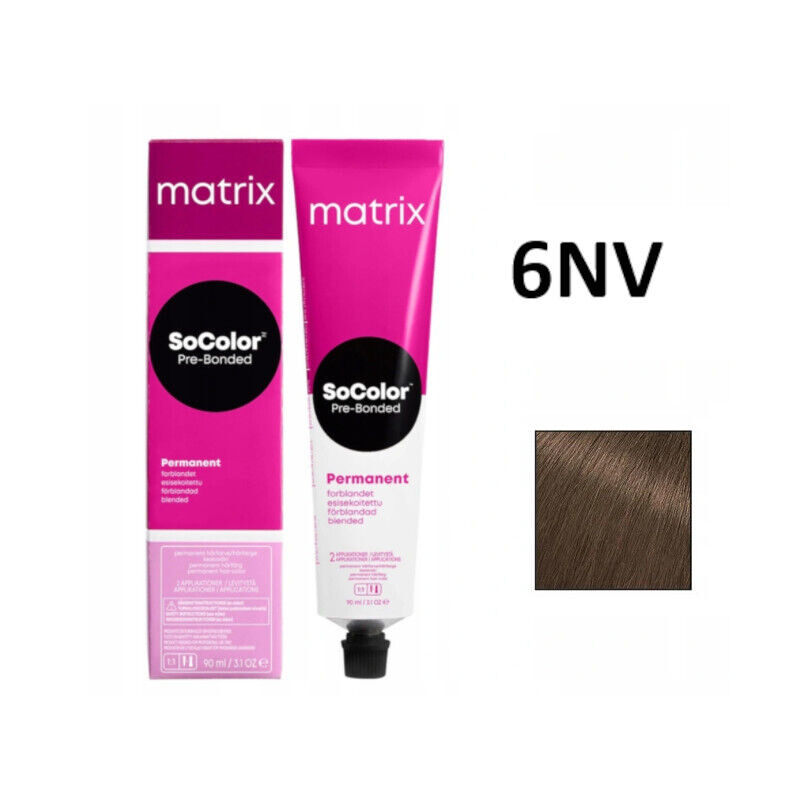 

Стойкая краска для волос 6нв Matrix Socolor Pre-Bonded, 90 мл