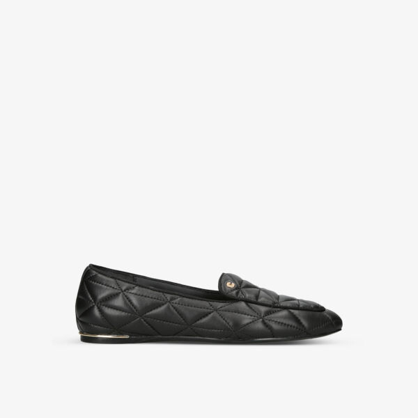 

Стеганые кожаные лоферы Loyal Carvela, черный