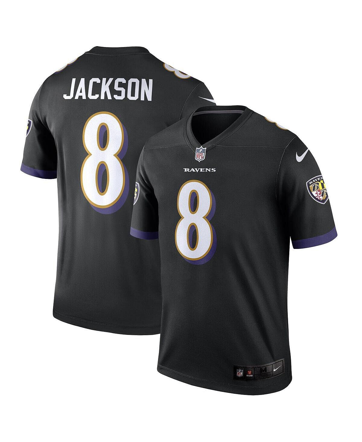 

Мужская черная майка Lamar Jackson Baltimore Ravens Legend Nike