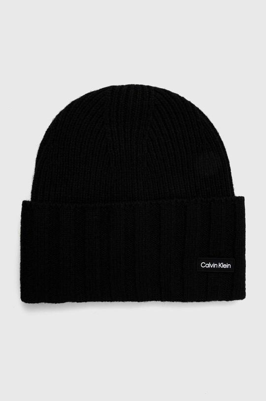 цена Шерстяная шапка Calvin Klein, черный