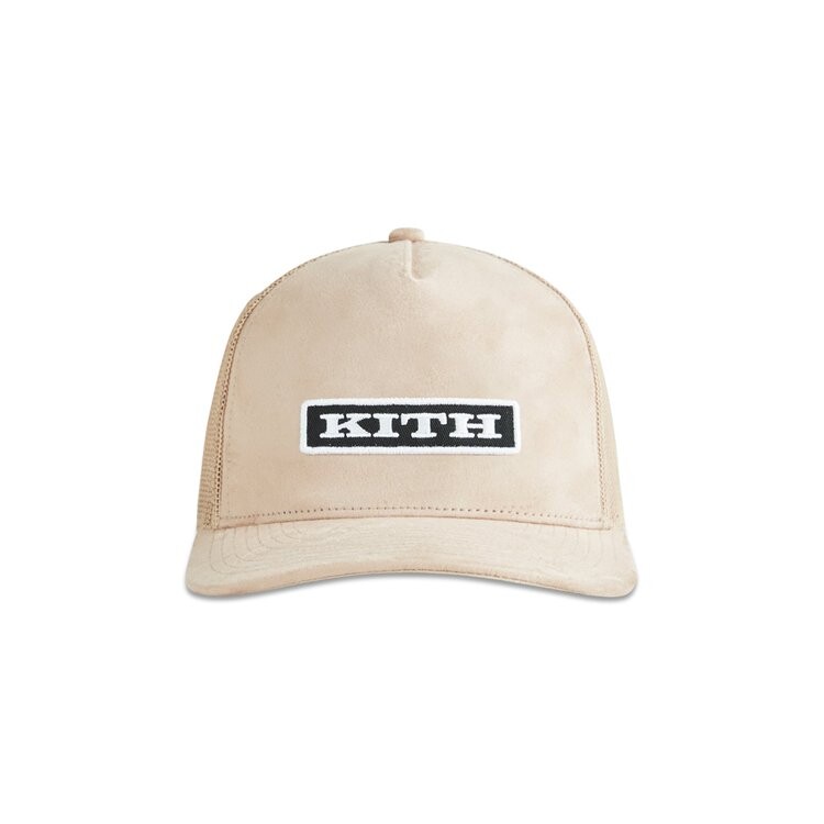 

Бейсболка Kith Microsuede Nolan Trucker Cap, цвет Shea