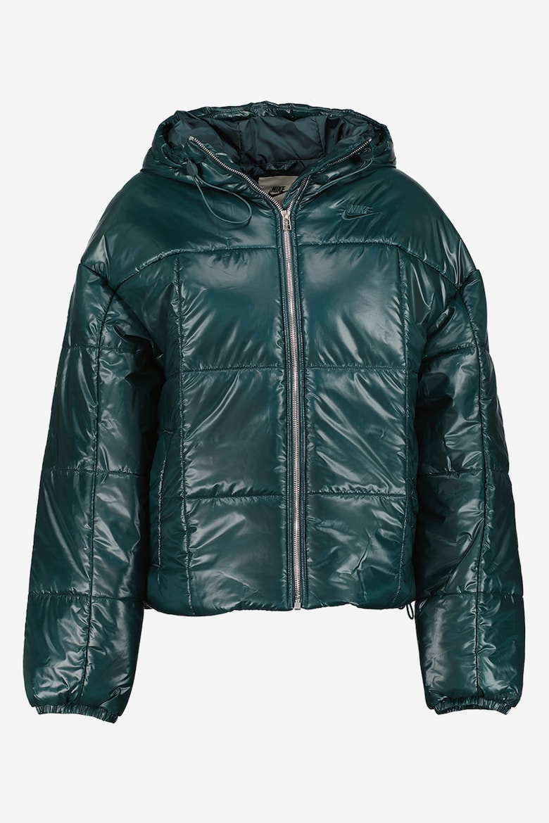 Зимняя куртка с капюшоном Nike, зеленый