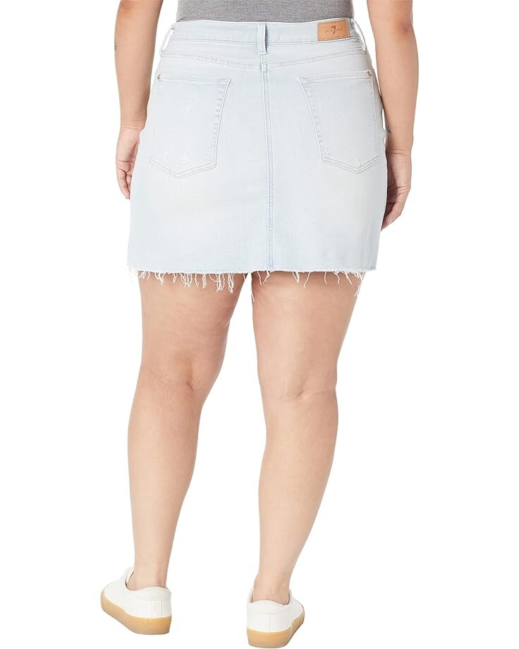 

Юбка 7 For All Mankind Miniskirt, цвет Sun Blue Vintage