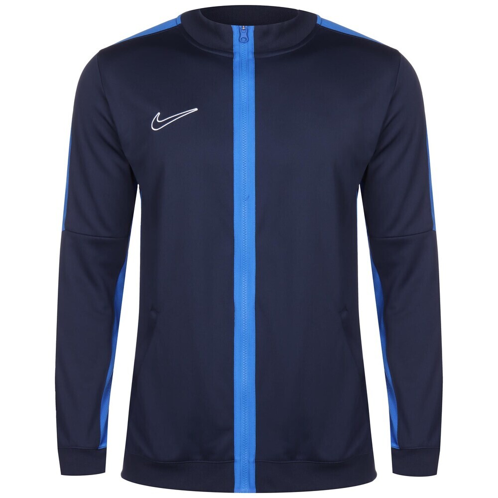 

Спортивная толстовка на молнии Nike, темно-синий/светло-голубой