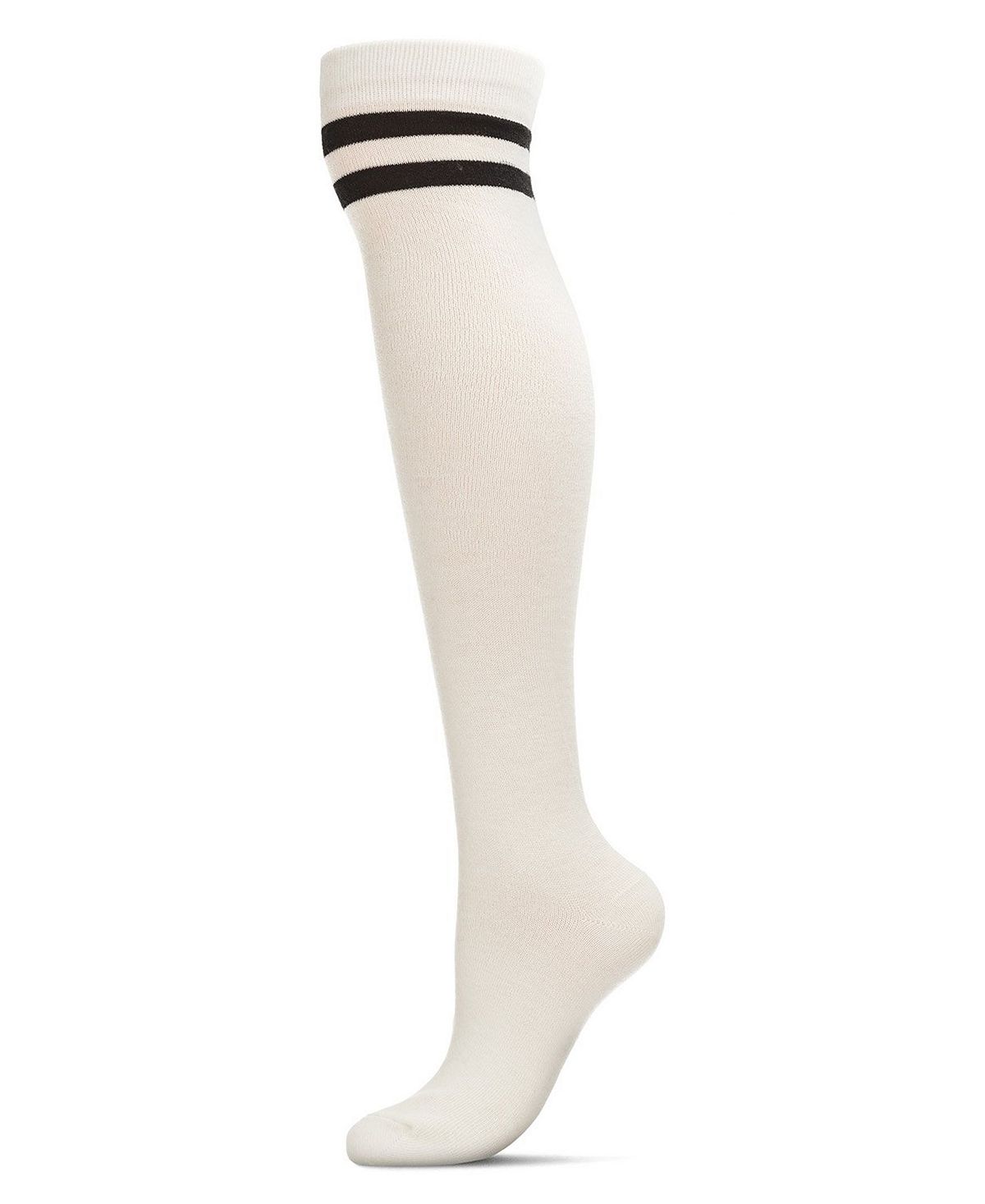 Женские теплые носки выше колена из смеси кашемира в полоску MeMoi ползунки теплые в полоску на 6 9 месяцев