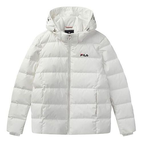 

Пуховик Men's FILA Stay Warm Hooded Down Jacket White, белый