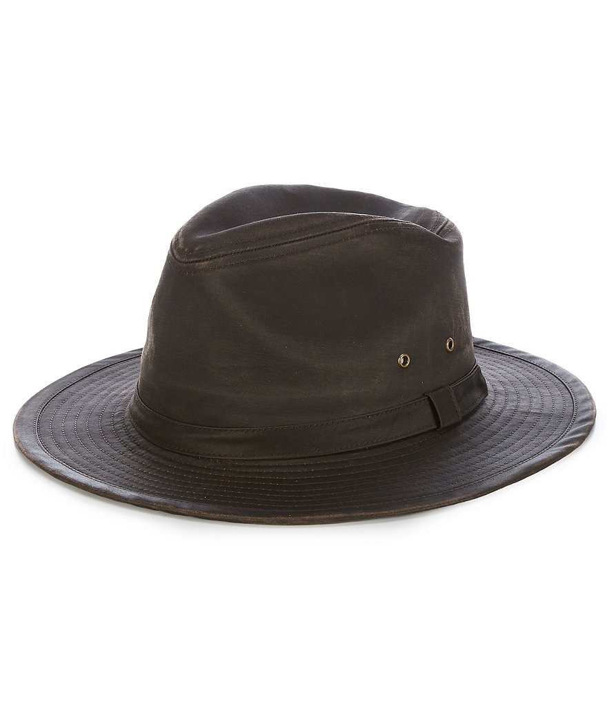 цена Потертая шляпа-федора в стиле сафари Cremieux Blue Label, коричневый