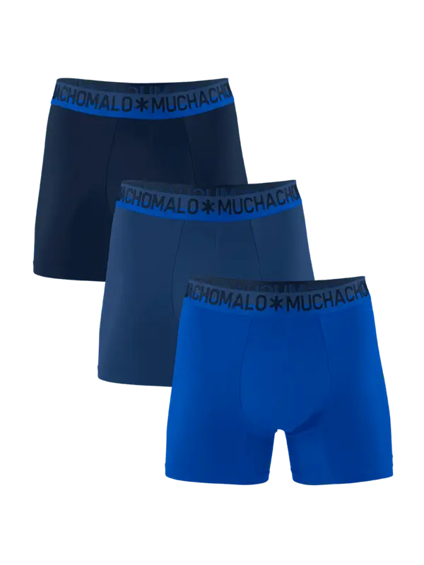 

Набор из 3 мужских боксеров Muchachomalo, синий