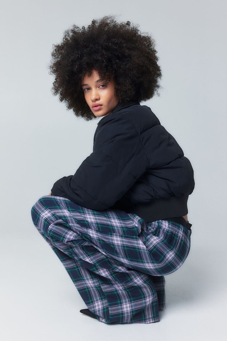 

Пижамные брюки из твила H&M