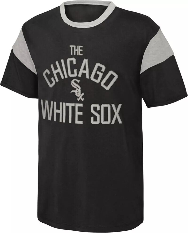 

Outerstuff Одежда для команды MLB, молодежная футболка Chicago White Sox, черная футболка для хоум-рана