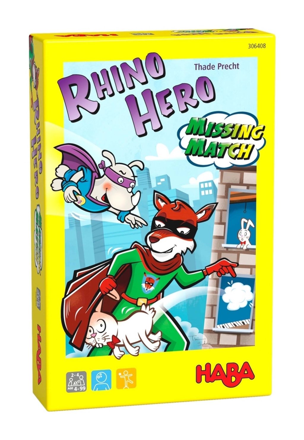 Настольная игра RHINO HERO MISSING MATCH HABA, цвет multi coloured