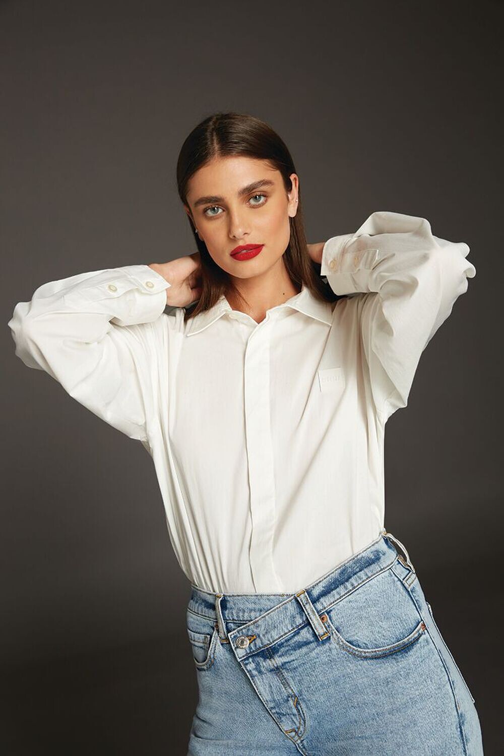 

Рубашка унисекс с нашивкой-логотипом Barneys New York Forever 21, белый