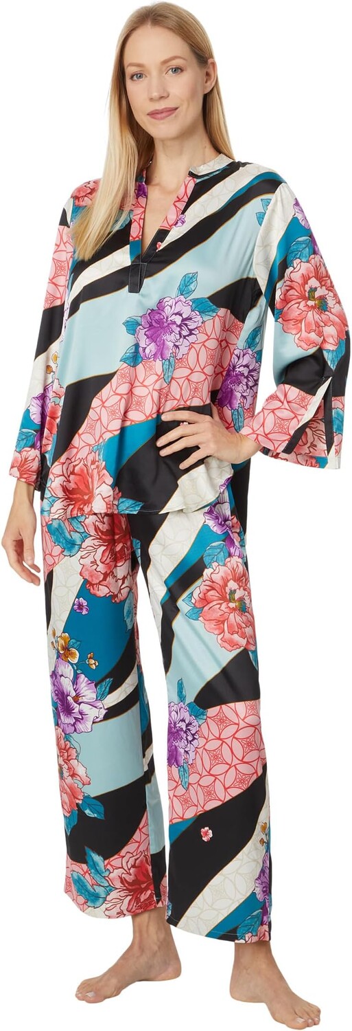 

Пижама N by Natori Floral Tapestry Pajama Set, цвет Teal