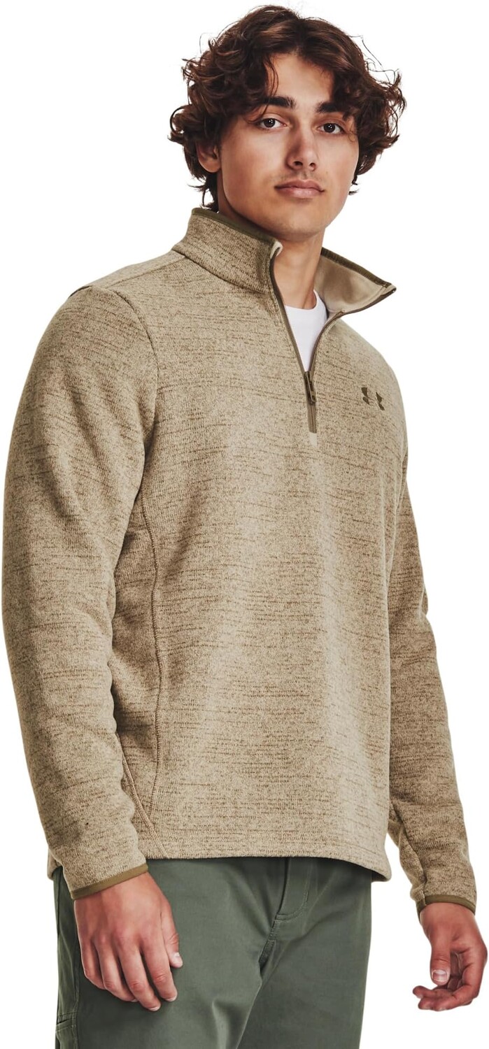 

Толстовка Specialist 1/4 Zip Under Armour, цвет City Khaki/Bayou/Bayou