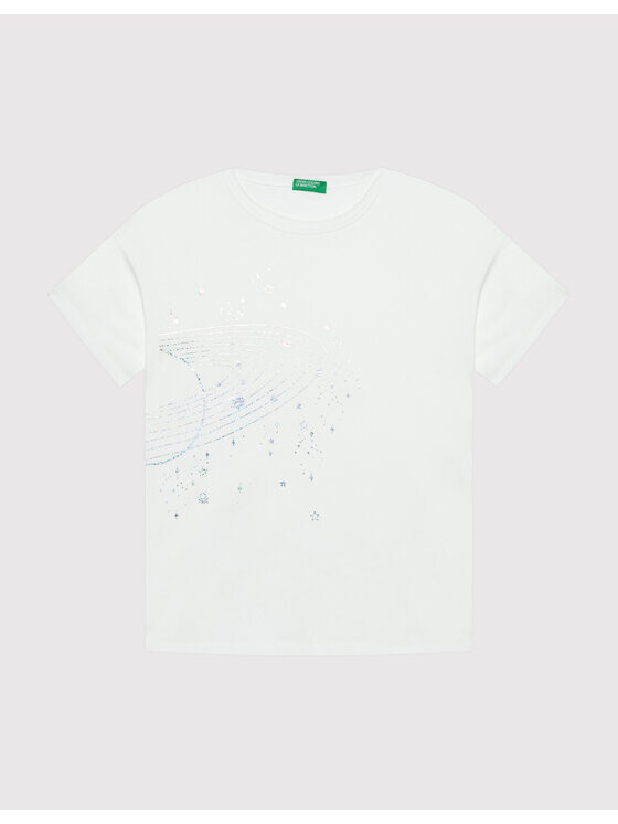

Футболка стандартного кроя United Colors Of Benetton, белый