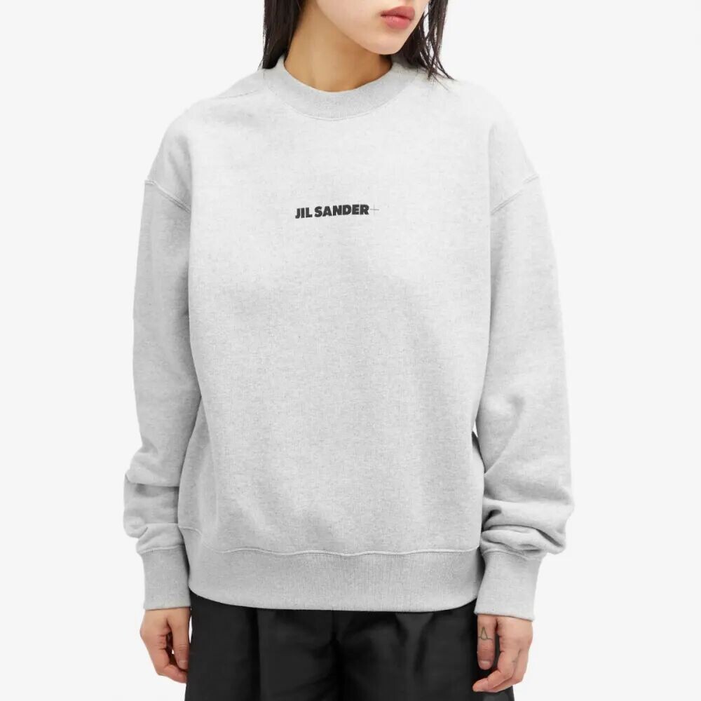 Jil Sander+ Толстовка с логотипом, серый