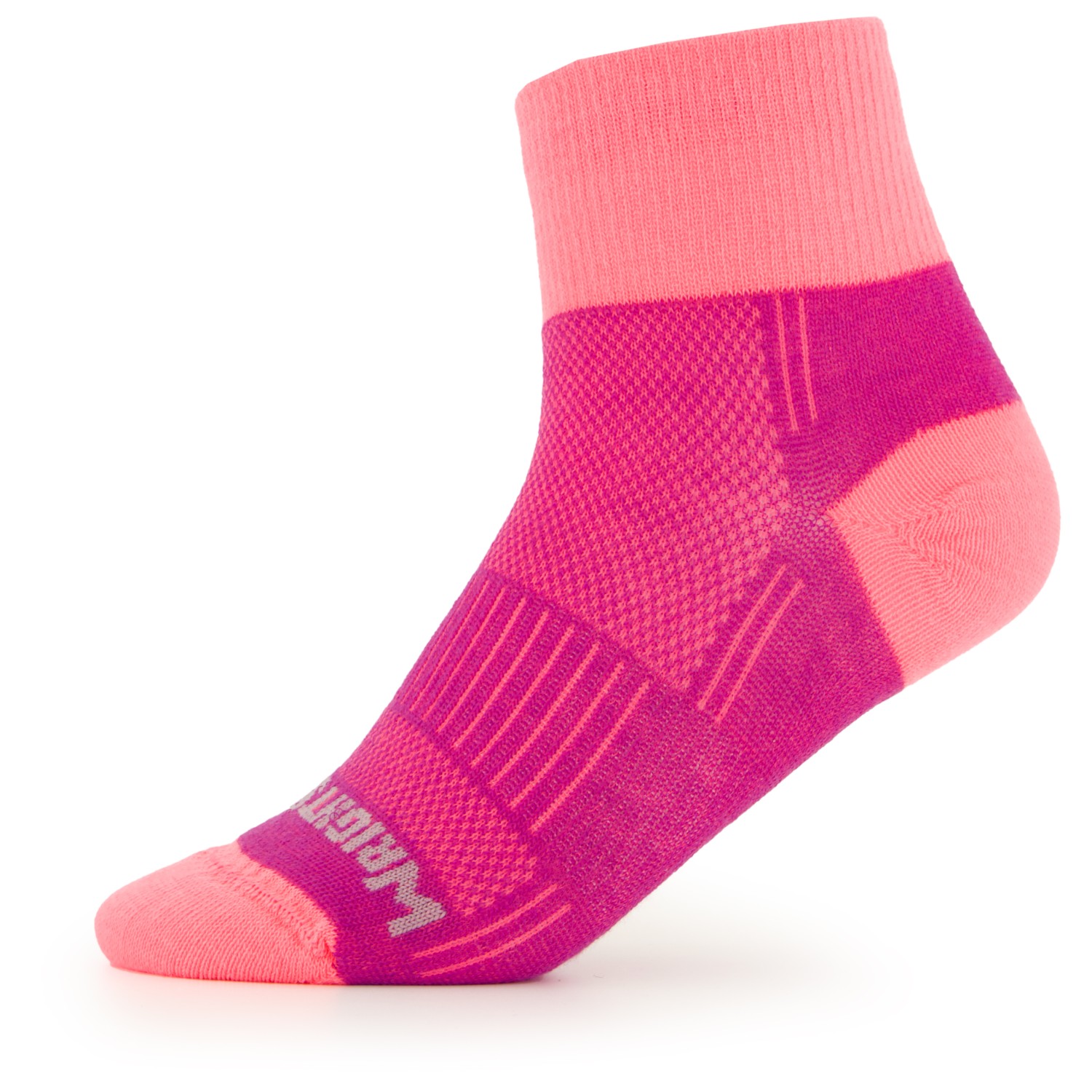 Походные носки Wrightsock Coolmesh II Quarter, цвет Plum/Pink баряева людмила борисовна азб дор дв пл 12 дв на велосипеде запрещено
