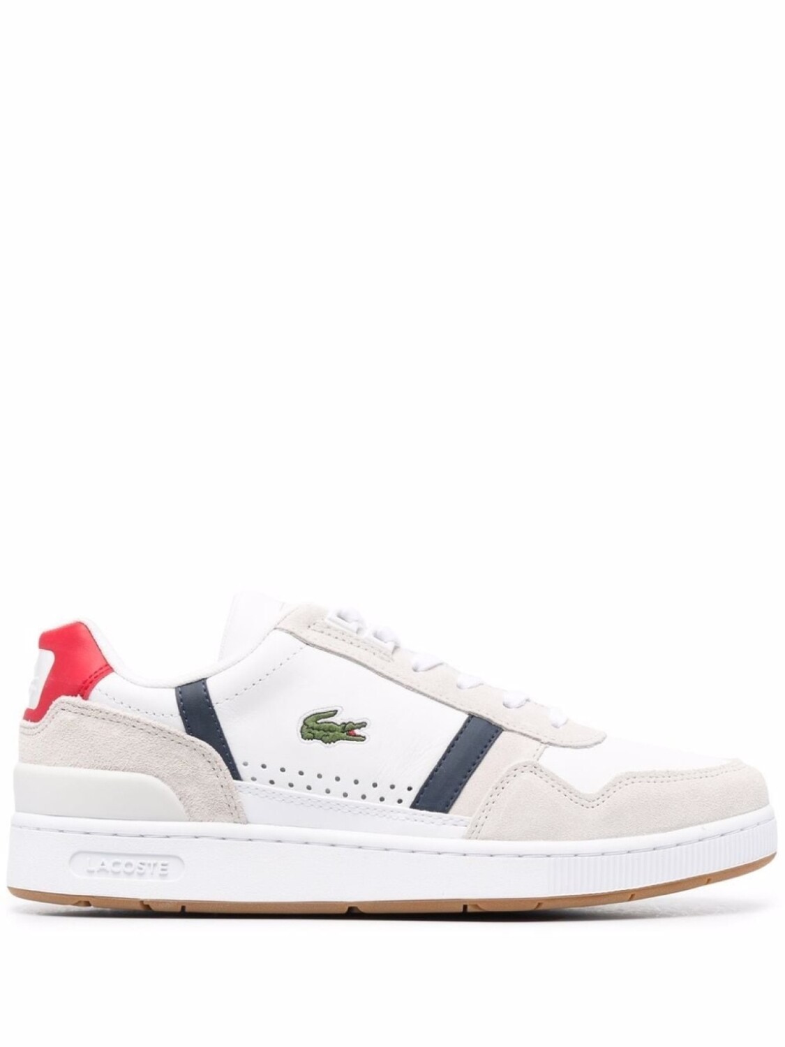 

Кроссовки в стиле колор-блок Lacoste, белый