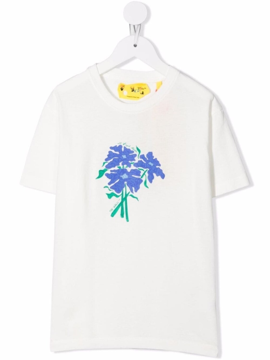 

Off-White Kids футболка с принтом, белый