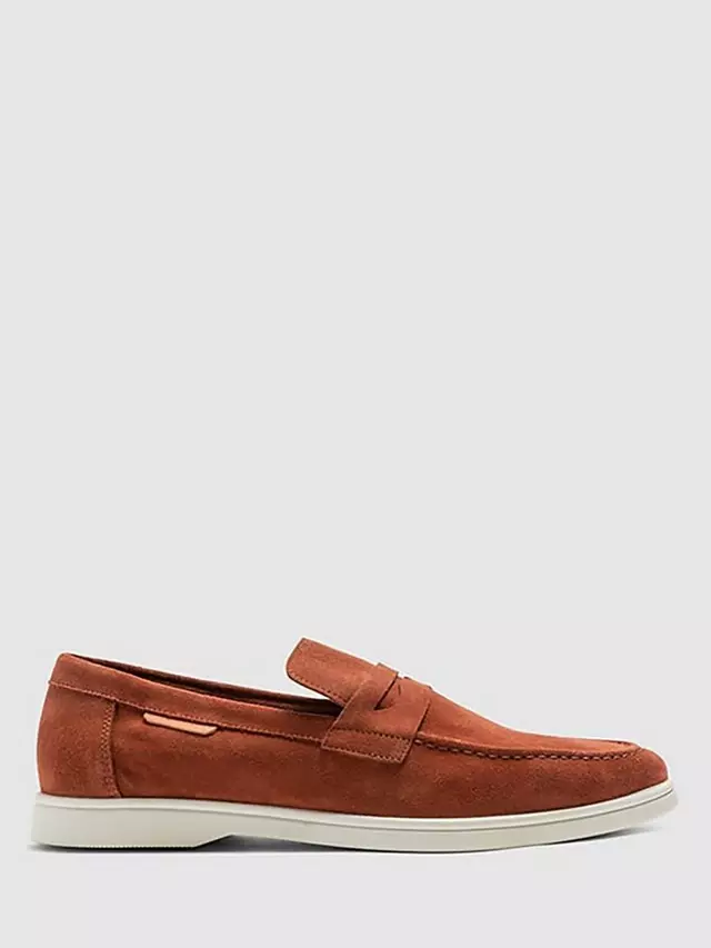 

Лоферы Rodd & Gunn Moana Suede, цвет brick