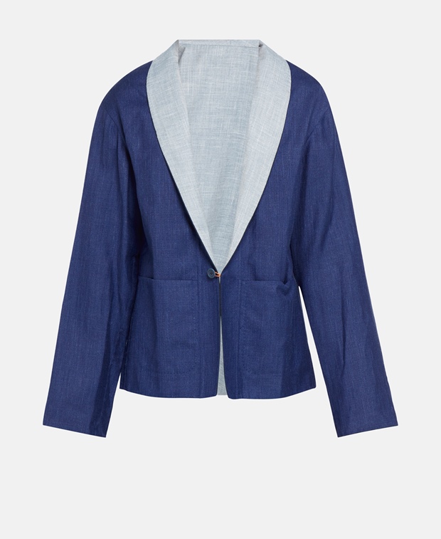 Шерстяной пиджак , лазурный синий Sease