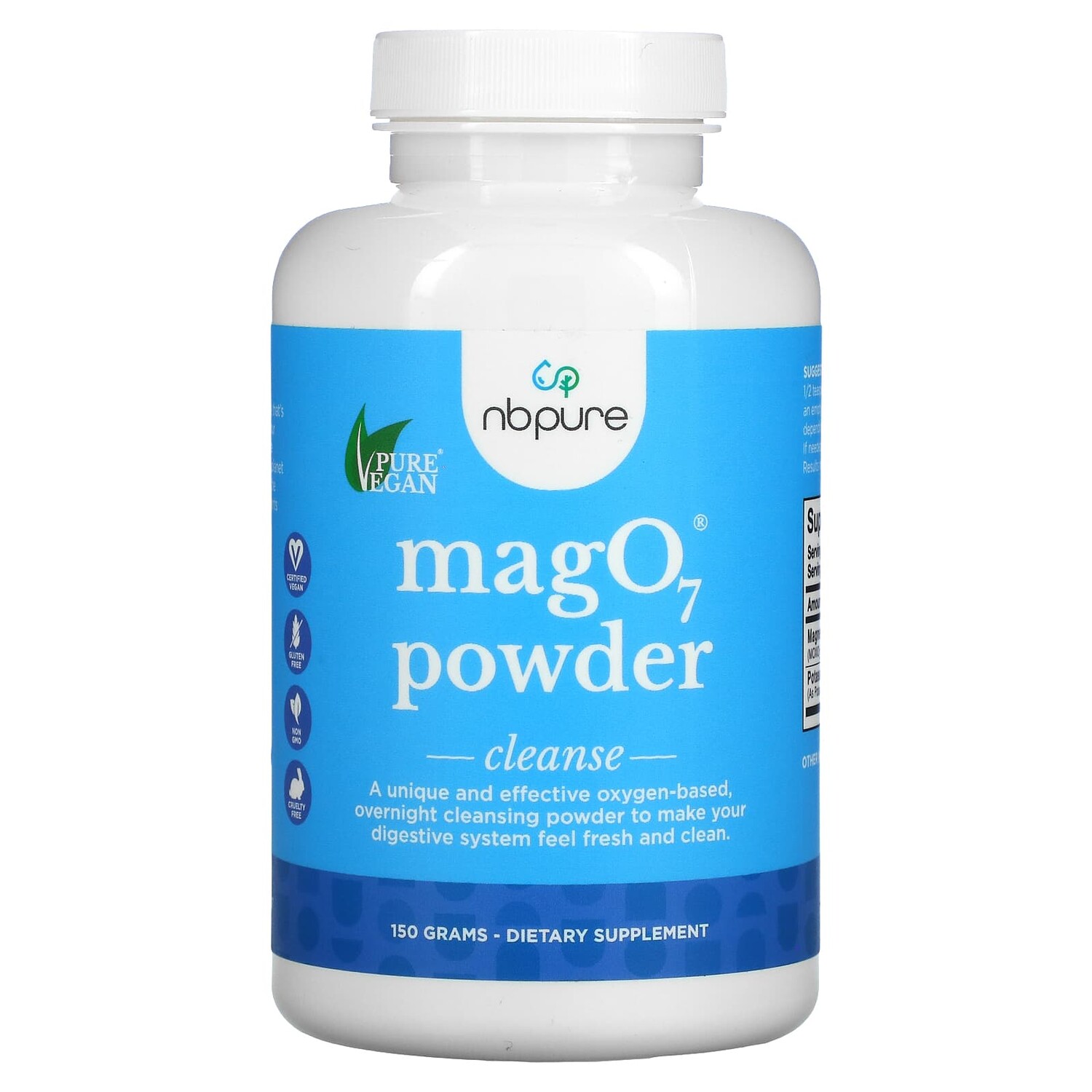 

MagO7, очищающее средство в порошке, 150 г, NB Pure