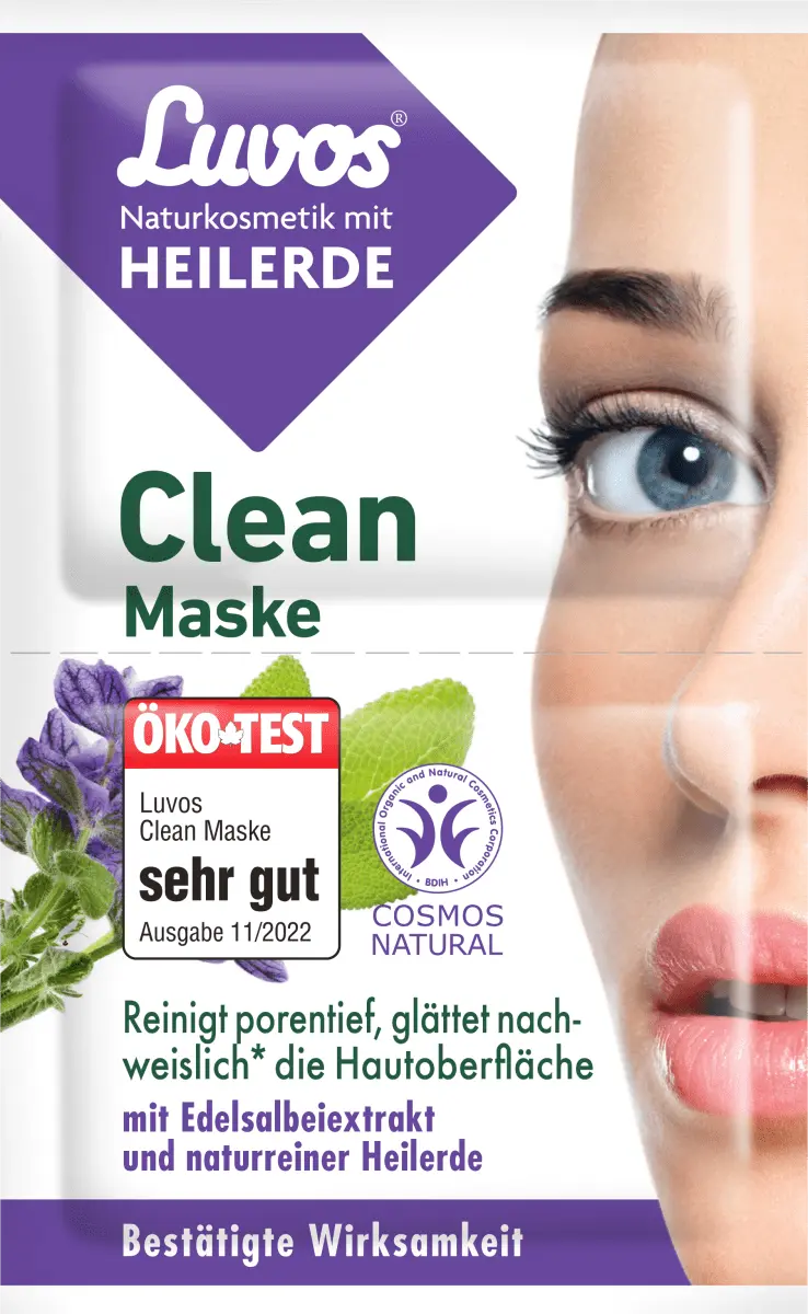 

Маска для лица Clean (2 х 7,5 мл) 150мл Luvos Heilerde