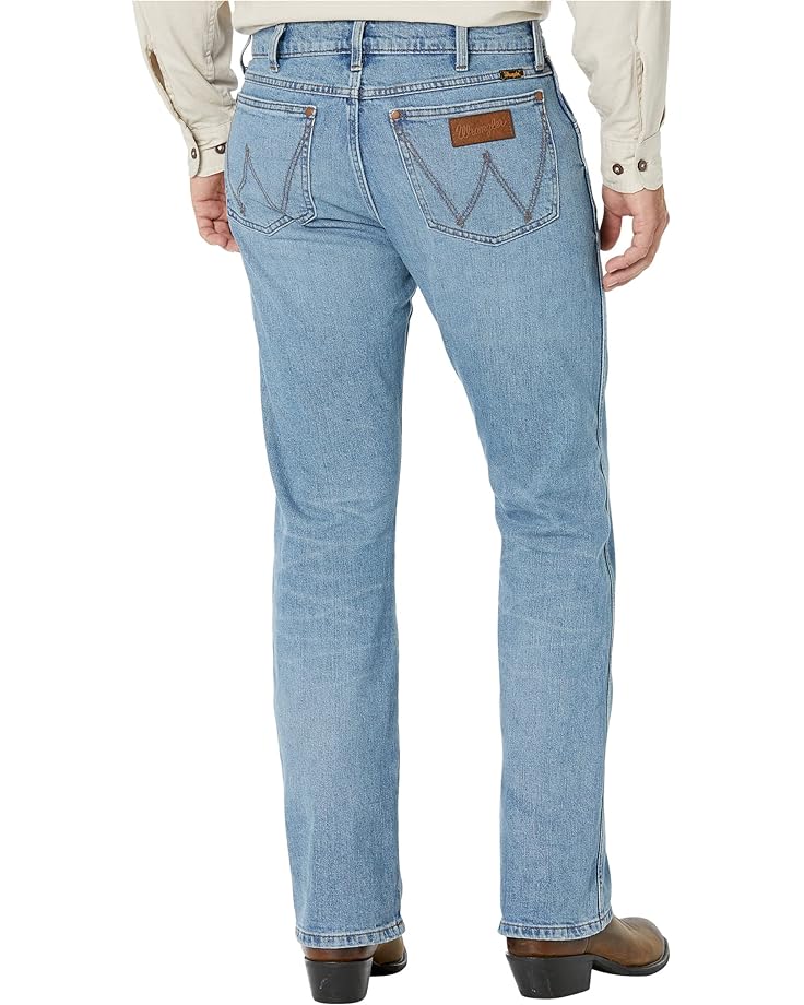 Джинсы Wrangler Green Jeans Retro Premium Slim Boot in Welleford, цвет Welleford
