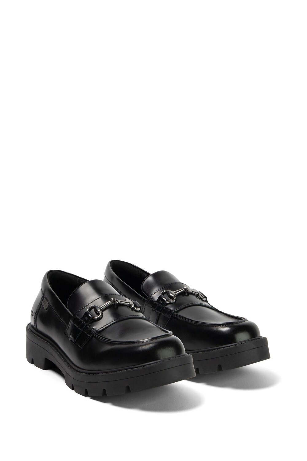 

Kori Charm черные женские кожаные туфли Kickers, черный