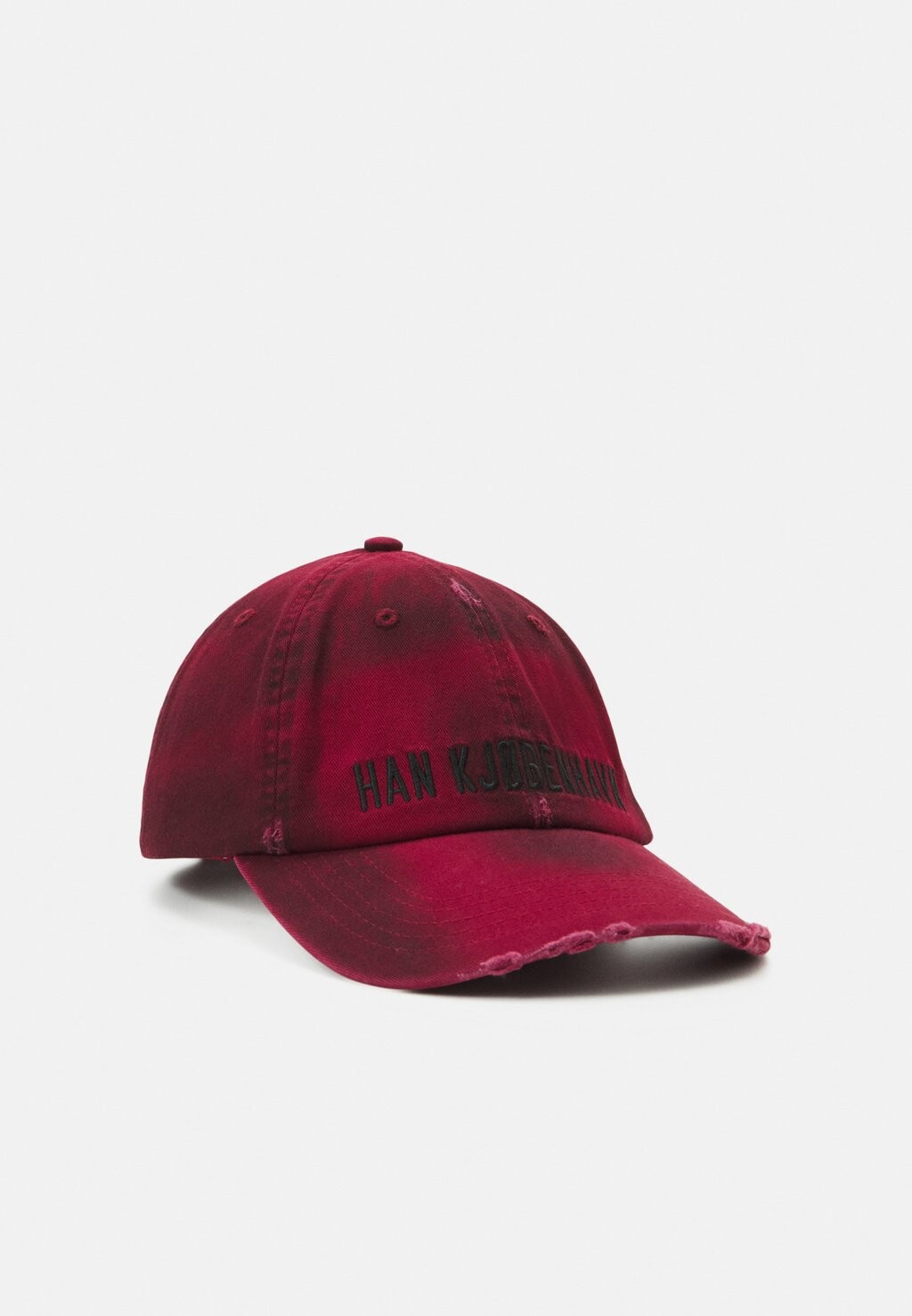 

Кепка Han Kjøbenhavn TIE DYE DISTRESSED SIGNATURE UNISEX, бордовый