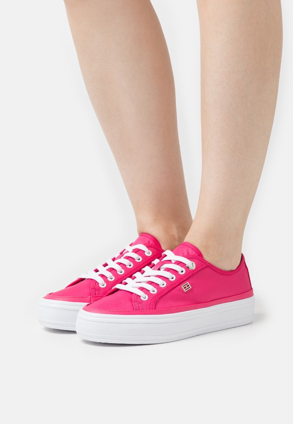 

Кроссовки Tommy Hilfiger Essential Vulc, ярко-вишнево-розовый