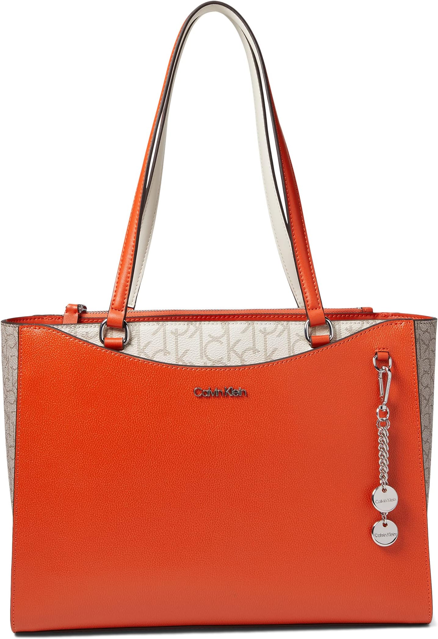 

Сумка-тоут Calvin Klein Mavis Tote, цвет Orange/Almond/Taupe/Vanilla/Khaki/White