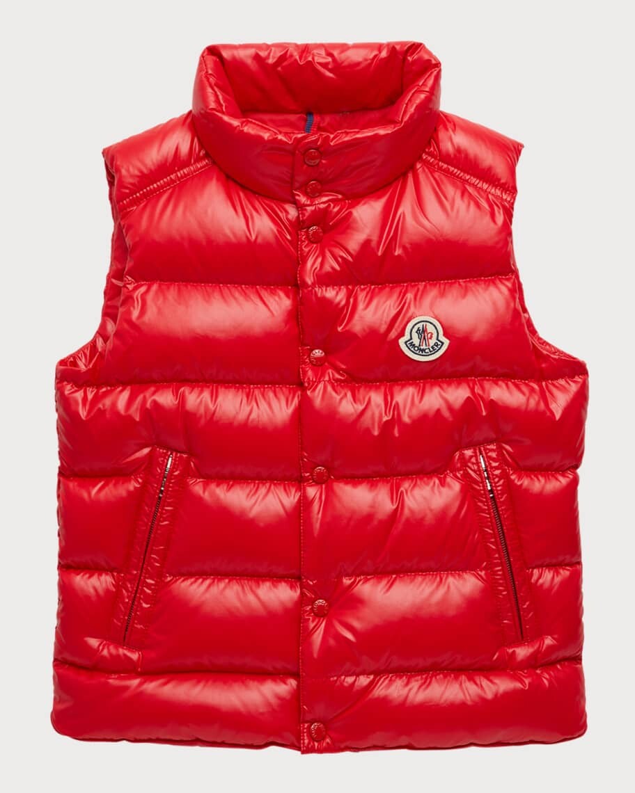 

Стеганый жилет с логотипом Tib для мальчика, размеры 8–14 Moncler