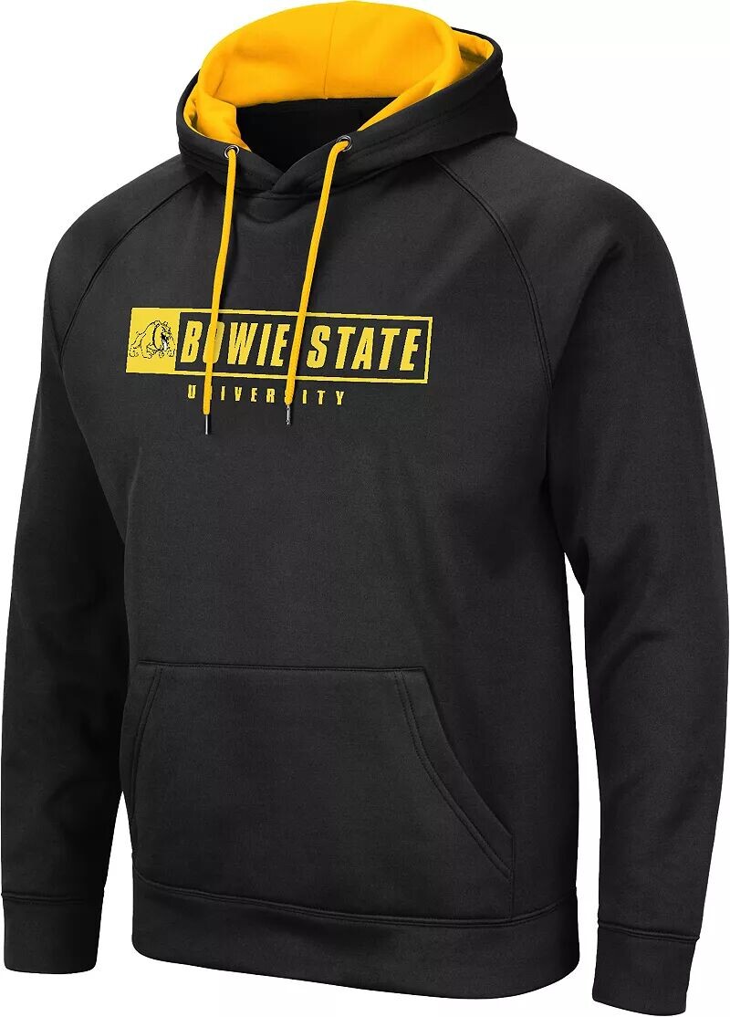 

Colosseum Мужская черная толстовка с капюшоном Bowie State Bulldogs