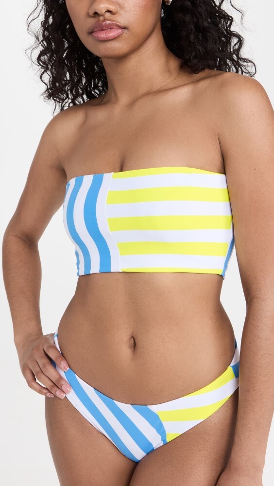 

Бикини топ Maaji Bluebell Stripe, синий