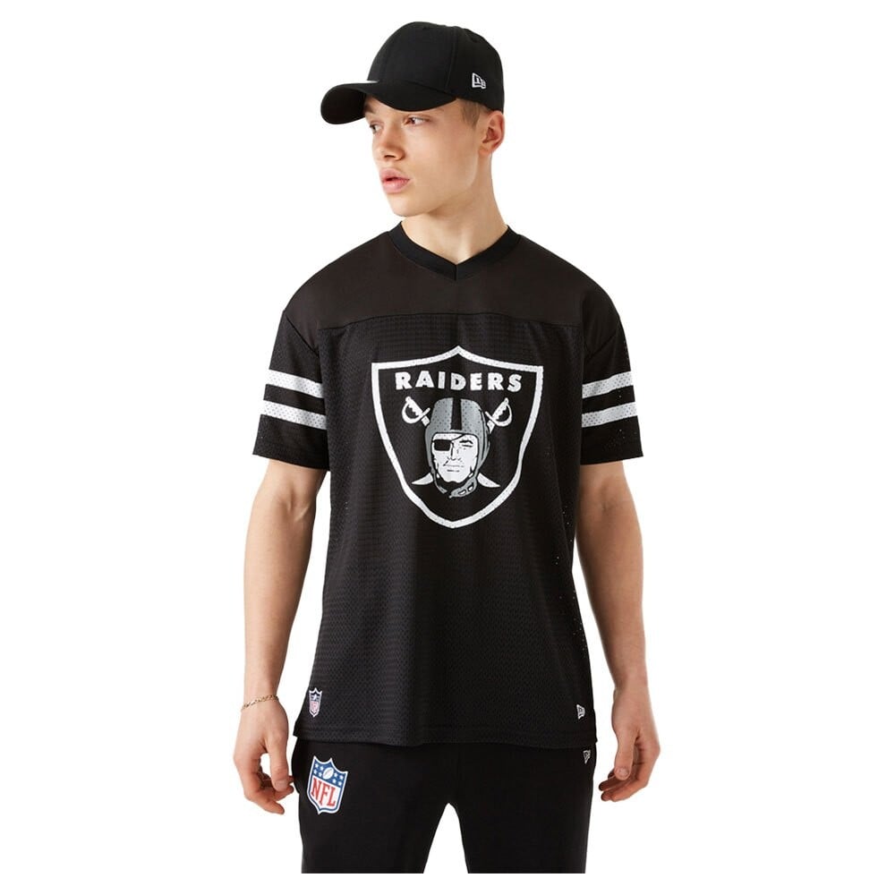 

Футболка New Era NFL Outline Logo Oversized Las Vegas Raiders, черный