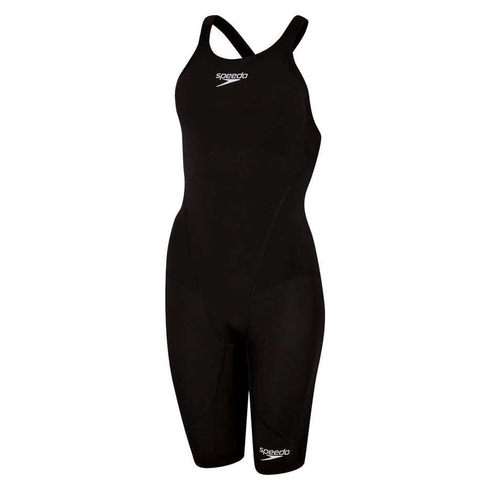 Купальник Speedo Fastskin LZR Ignite Kneeskin Open Back Competition, черный