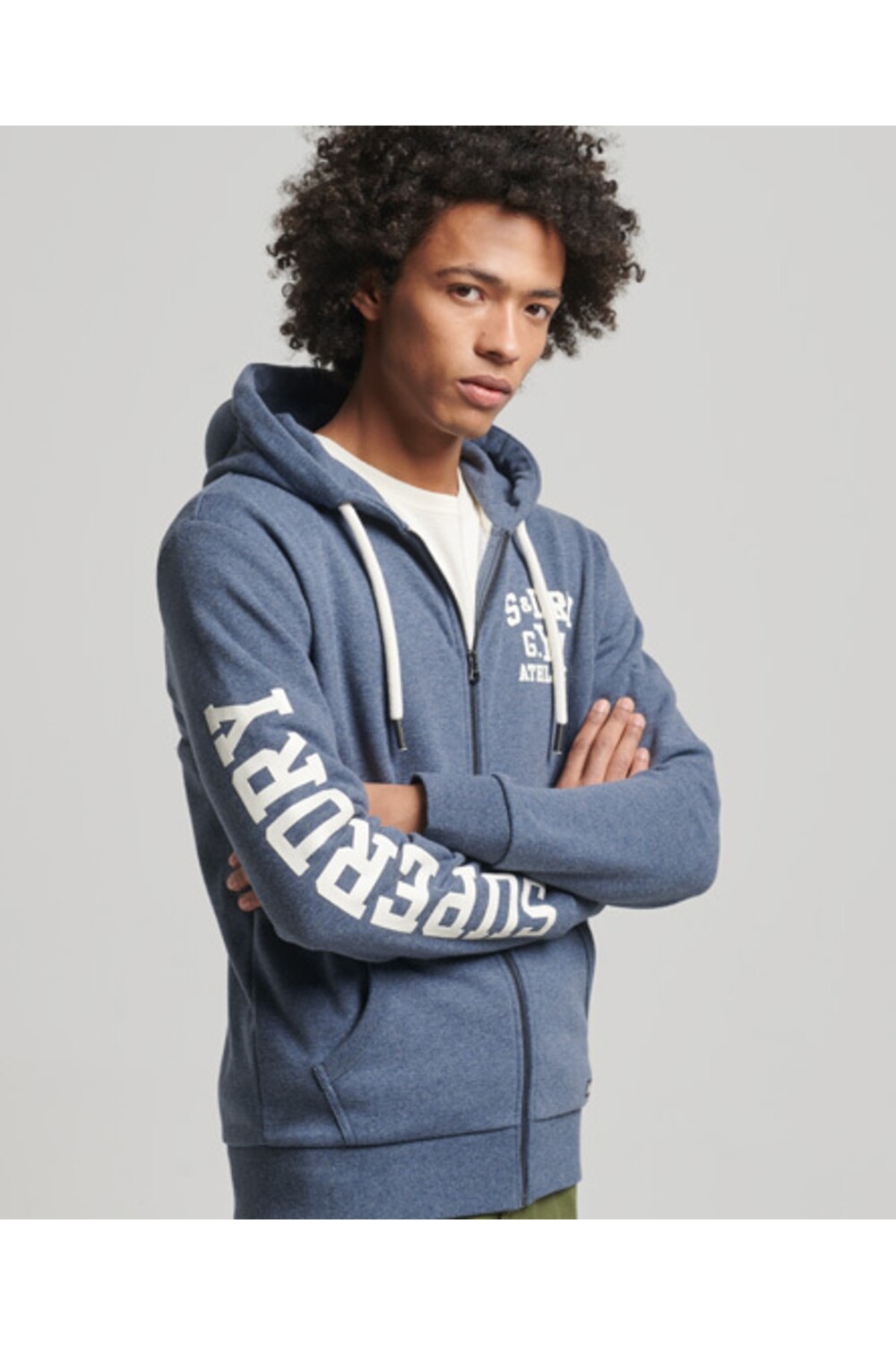

Толстовка - Темно-синий - Классический крой SUPERDRY, темно-синий