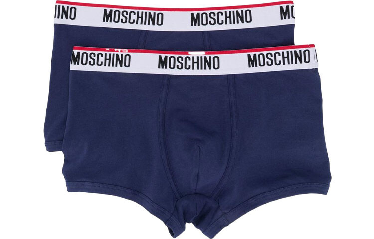 

MOSCHINO Мужские трусы, 1 комплект из 2 полосок (синие)