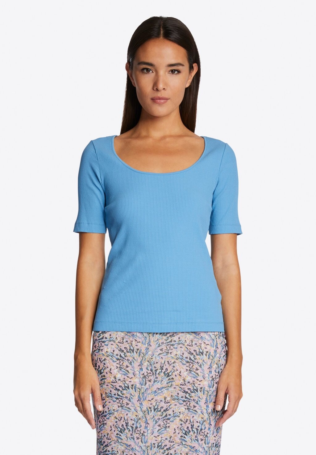 

Футболка базовая IM LOOK Rich & Royal, цвет french blue