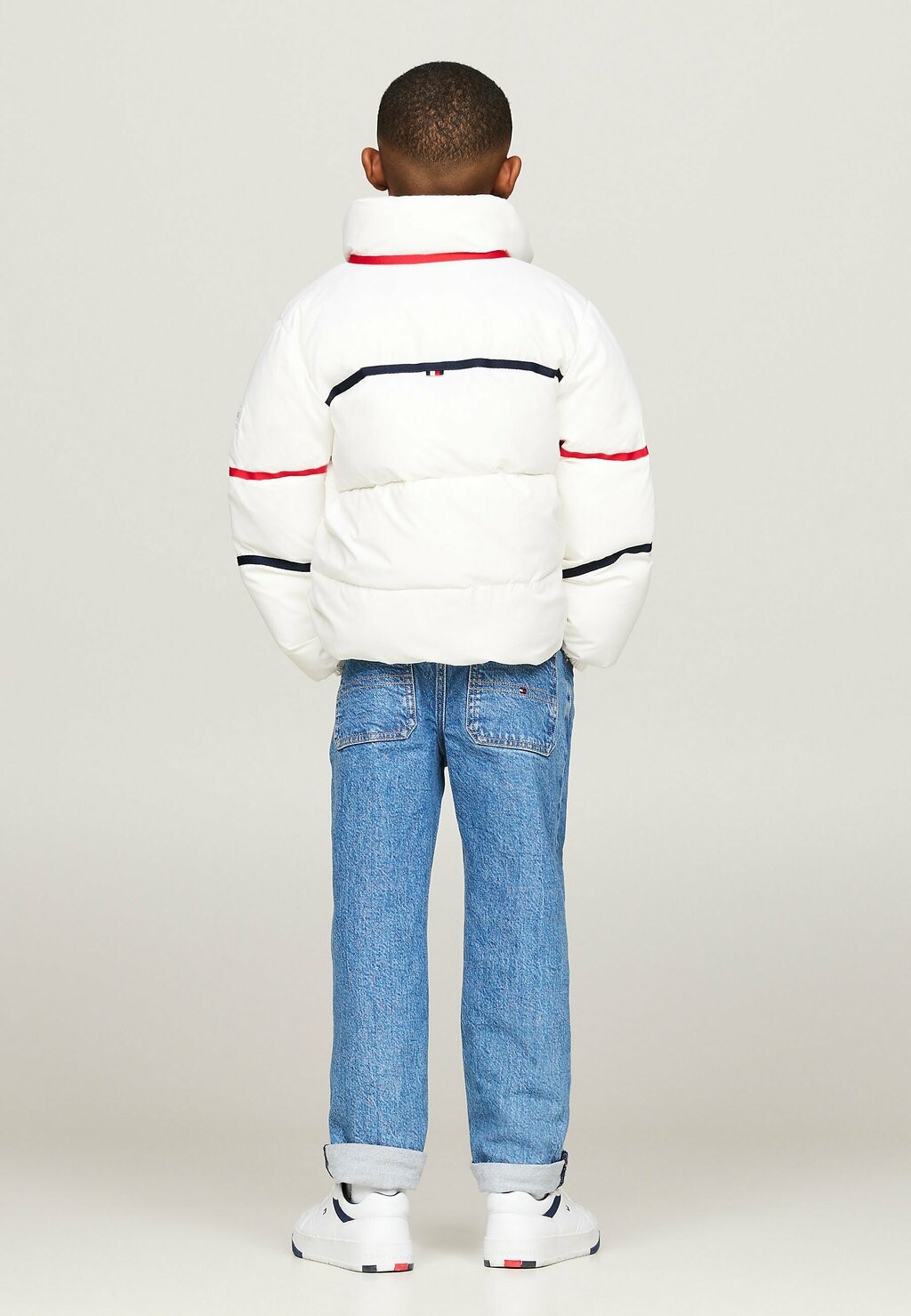 

Зимняя куртка GLOBAL STRIPE PADDED Tommy Hilfiger, светло-серый