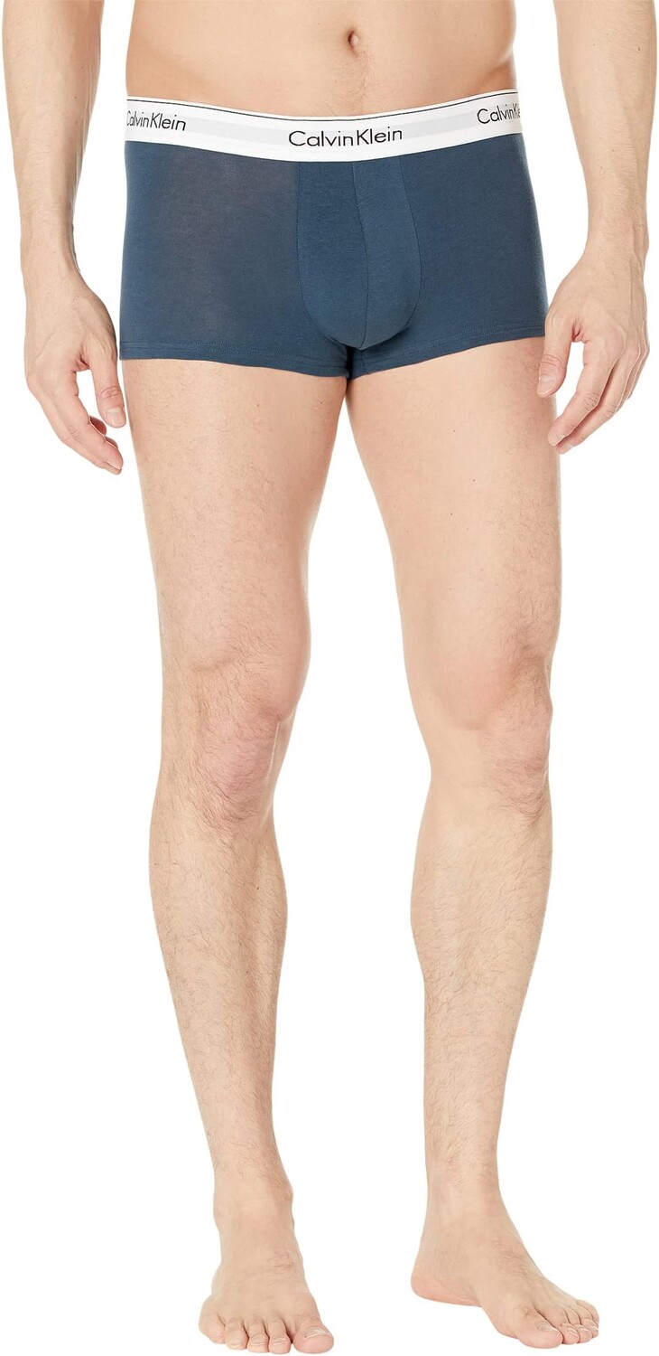 

Трусы Modern из эластичного хлопка с низкой посадкой, 3 шт. Calvin Klein Underwear, цвет Midnight Navy/Mauve Brown/Iceland Blue