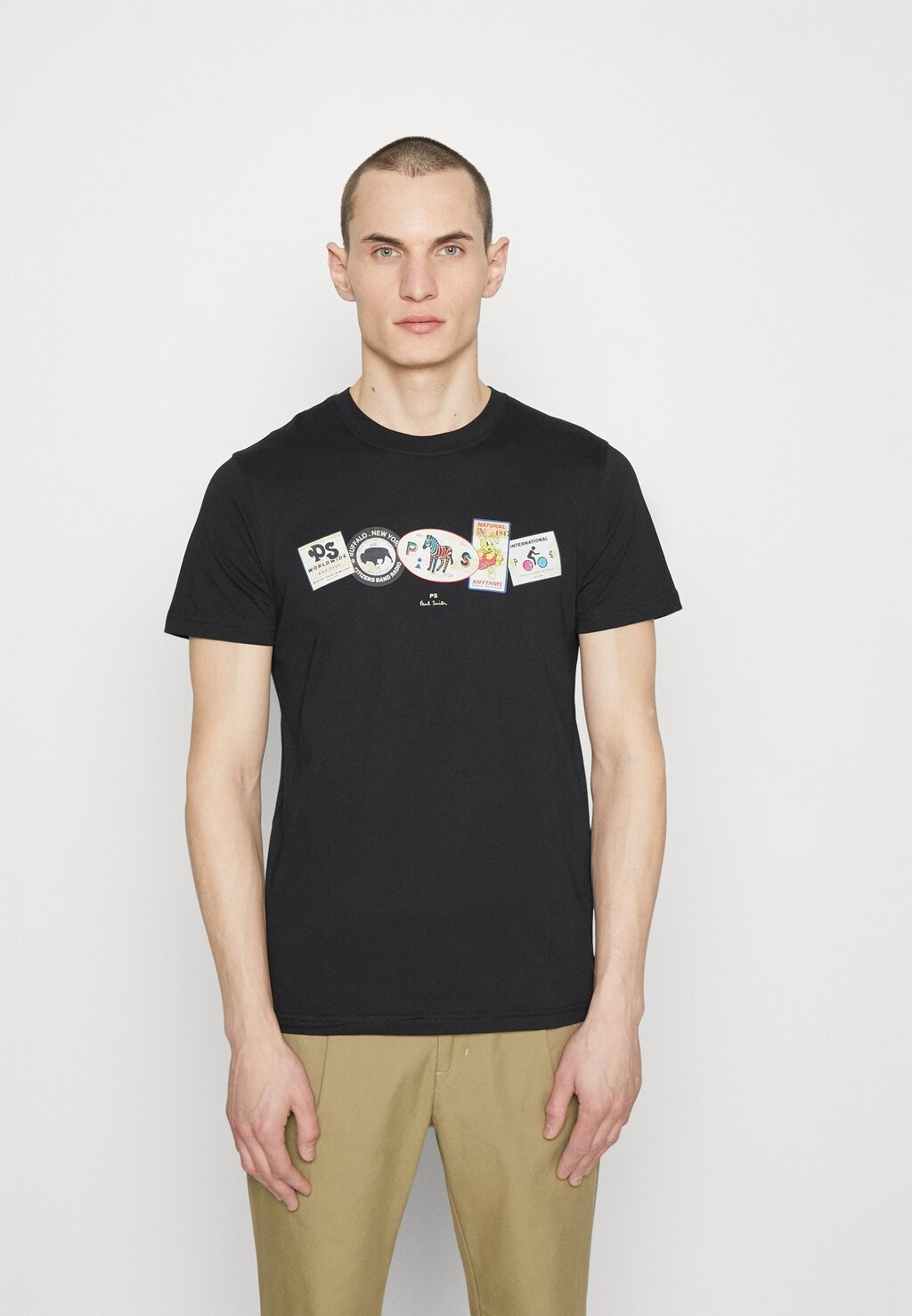 

Футболка с принтом PS Paul Smith, черный